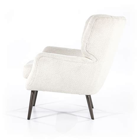 Fauteuil Scandinave Blanc Dossier Large Coup De C Ur Design