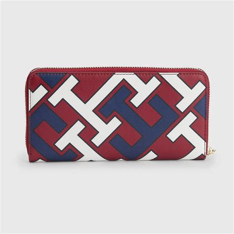 Tommy Hilfiger Grand Portefeuille Iconic Monogramme Corporate Mix