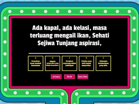 Kuiz Pantun Perpaduan Gameshow Quiz