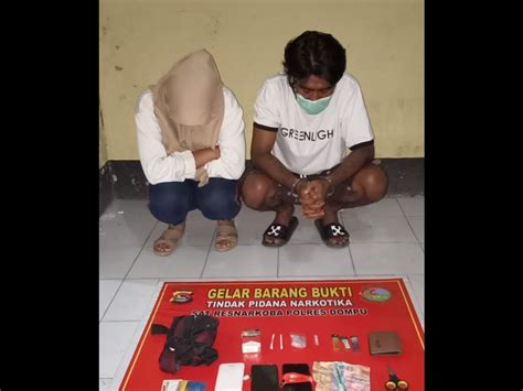 Pengedar Sabu Di Dompu Ditangkap Ngamar Bareng Wanita Tagar