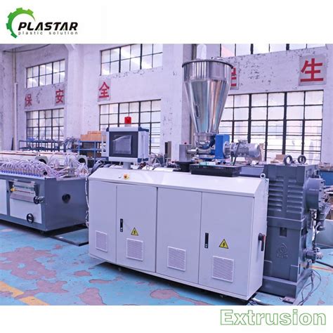 Polyvinyl Chloride Wood Plastic Composite Product Making Machine Pvc