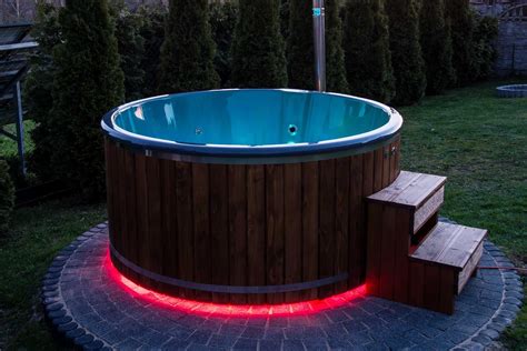 Balia Ogrodowa Jacuzzi Hot Tuba Bania Gor Ca Beczka Dysze Hydromasa