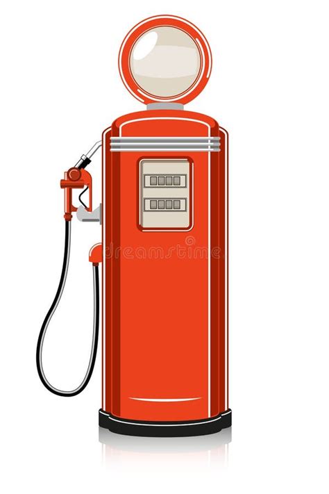 Old Gas Pump Stock Illustration Illustration Of Energy 27421154