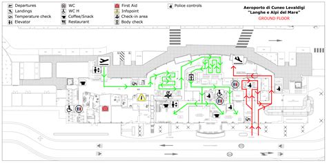 Cuneo Airport Terminal Map - All Maps