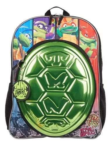 Mochila Tortugas Ninja Primaria Importada Cm Tmnt Env O Gratis