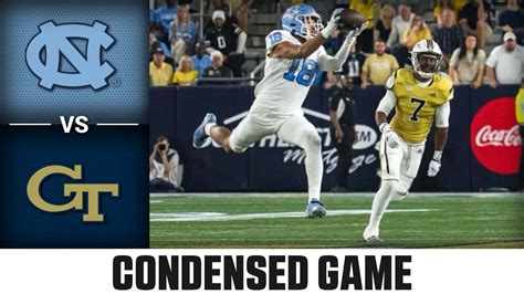 North Carolina Vs Georgia Tech Condensed Game 2023 Acc Football