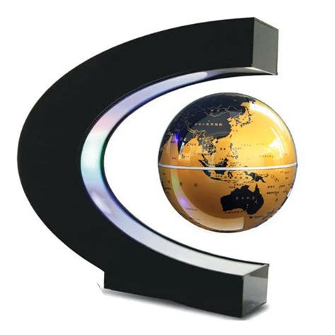 Magnetische Levitatie Drijvende Wereld Globe Met C Vorm Base 3