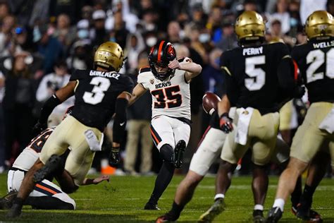 Colorado Buffaloes At Oregon State Beavers Tv And Kickoff Time The