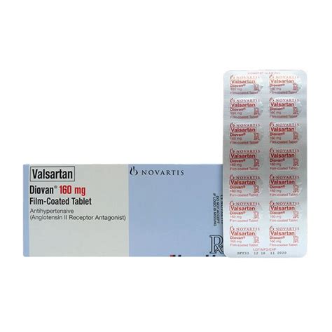 Diovan Valsartan 160mg Film Coated Tablet 28s Price In The Philippines