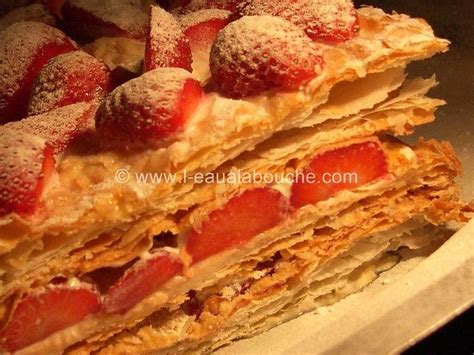 Milles Feuilles aux Fraises Express L Eau à la Bouche Mille