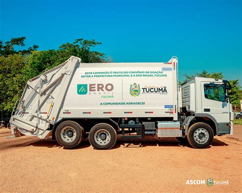 A EMPRESA ERO BRASIL ENTREGA MAIS UM CAMINHÃO COLETOR DE LIXO