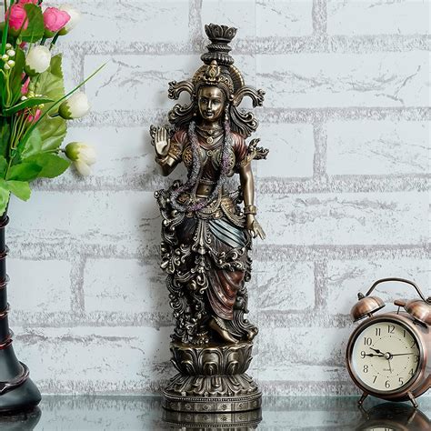 Buy Mukundra Art N Craft Standing Radhe Idols Statue Hindu God