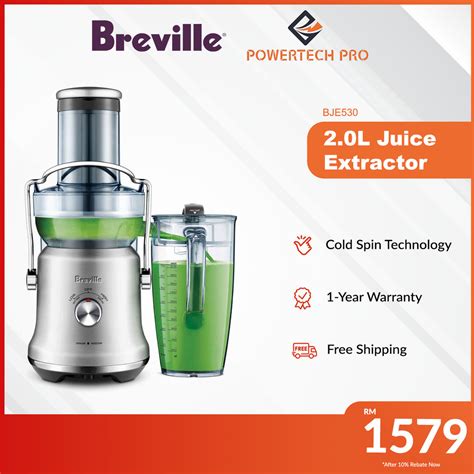 Breville Juice Fountain® Cold Plus Juice Extractor With Cold Spin Tech