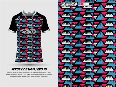 Soccer Jersey Design For Sublimation Sport T Shirt Design Template Jersey 16595222 Vector Art