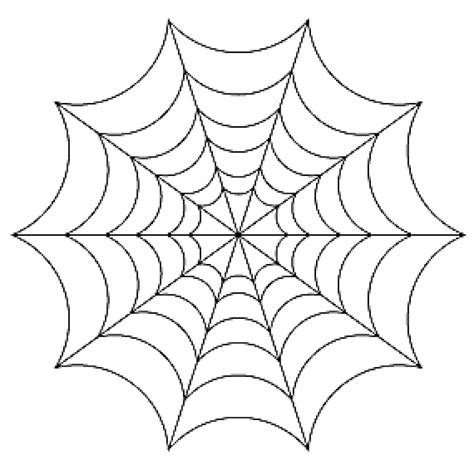 Spider Web Outline