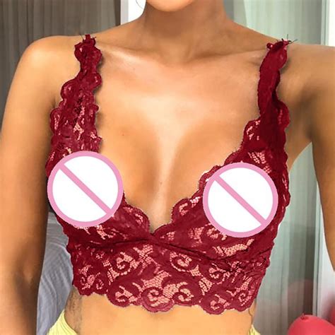 2019 New Hot Sexy Women Lingerie Corset Lace Flowers Bralette Bralet