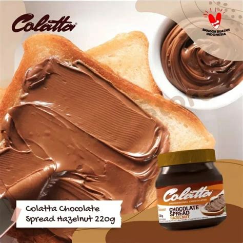 Jual Colatta Hazelnut Spread 220g Rijek Kemasan Selai Olesan Hazelnut