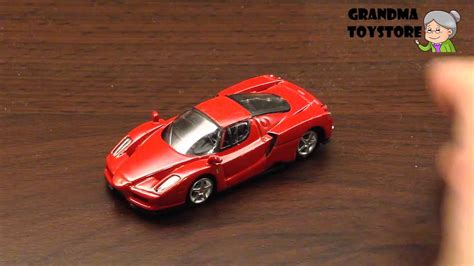 Unboxing Toys Review Demos Tomica Red Enzo Ferrai Metallic Sports Car