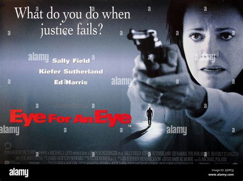 SALLY FIELD FILM POSTER EYE FOR AN EYE 1996 Stock Photo Alamy