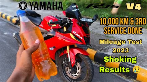 Yamaha R V Mileage Test R V Mileage Kitna Deti Hai