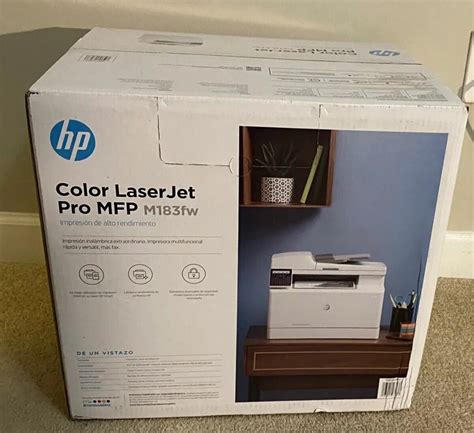 Hp Color Laserjet Pro Mfp M183fw All In One Color Printer White New 193905485833 Ebay