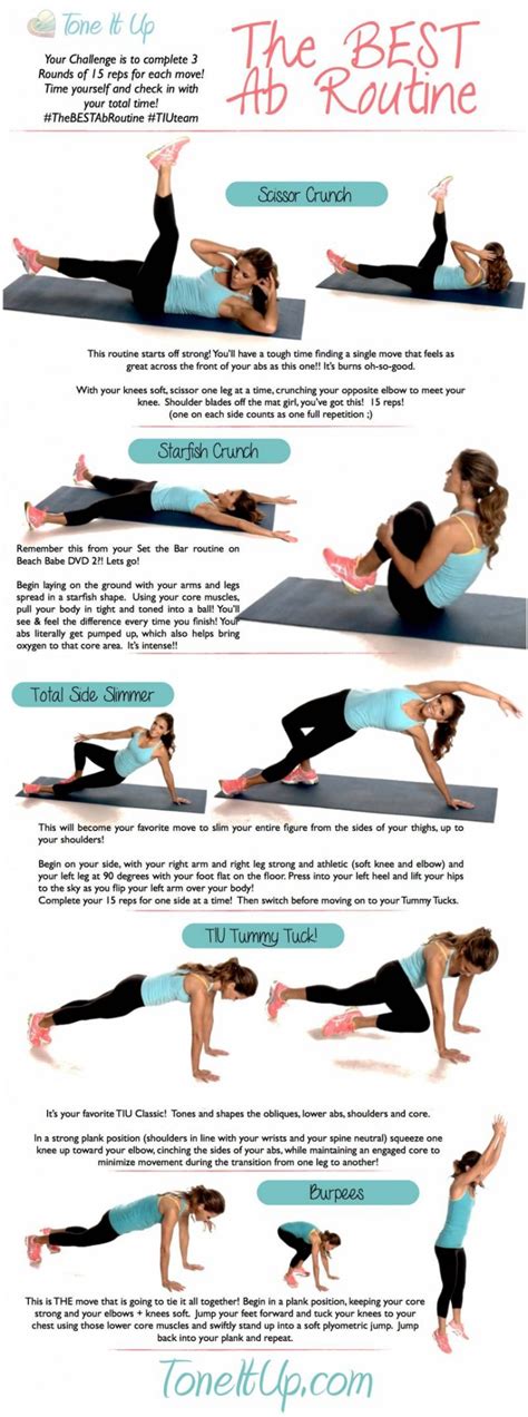 The Best Ab Workout Routine! | Ab Workout For Women - Tone It Up