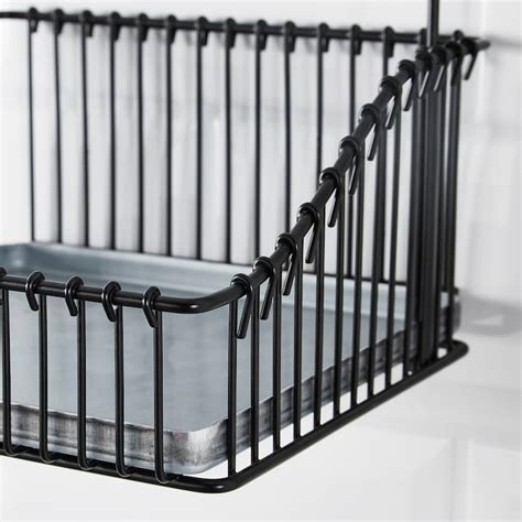 Fintorp Wire Basket With Handle Black 20x19x23 Cm Ikea