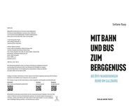 Mit Bahn Und Bus Zum Berggenuss Von Stefanie Ruep Buch