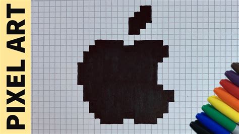 Apple Logo Pixel Art