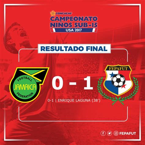 FEPAFUT On Twitter Campeonato Sub 15 CONCACAF Final Del Partido