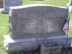 Daniel F Fink Jr 1843 1915 Mémorial Find a Grave