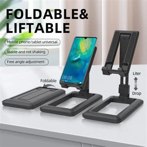 Grwibeou Foldable Tablet Phone Holder Desktop Mobile Phone Stand