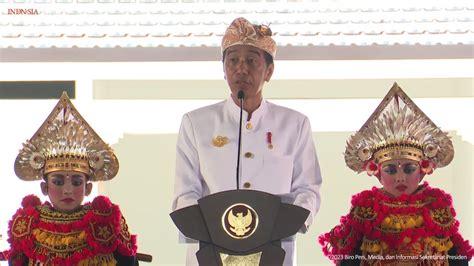 Resmikan Fasilitas Kawasan Suci Pura Agung Besakih Jokowi Beri Pesan