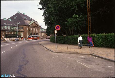 Arkiv Dk Stre Stationsvej Set Mod St Fra Over For Jernbanepost