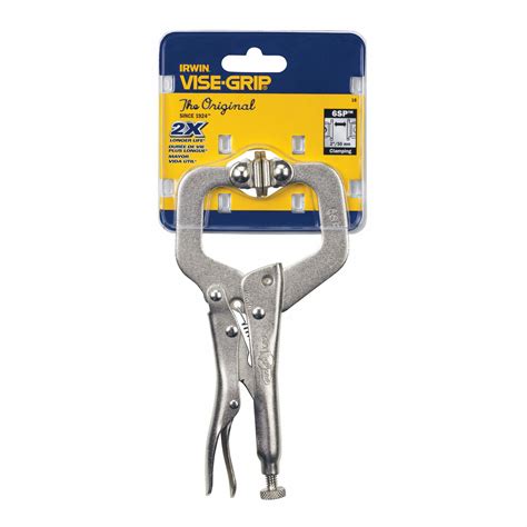 Irwin Vise Grip 6 In Locking C Clamp 2 18 In Max Opening 1 12 In