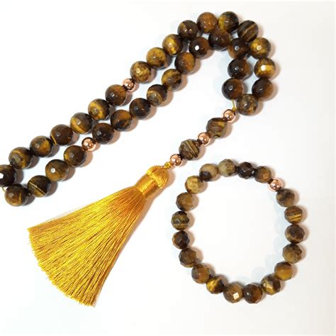 Prayer Beads Rosary Men Gift Tasbih Set With Bracelet Natural Crafted