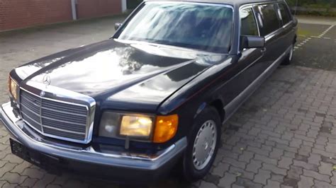 1988 Mercedes Benz 560 SEL W126 Stretch Limousine 1000 SEL YouTube