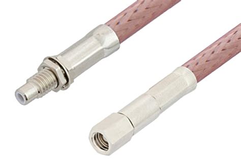 Smc Plug To Smc Jack Bulkhead Cable Using Rg Coax Rohs