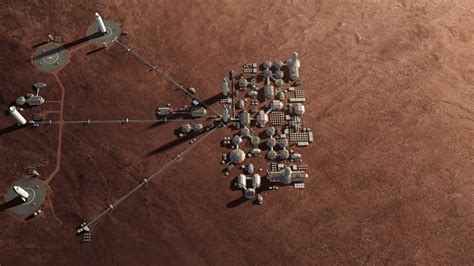 Spacex Mars Base Alpha In K Uhd Quality Human Mars