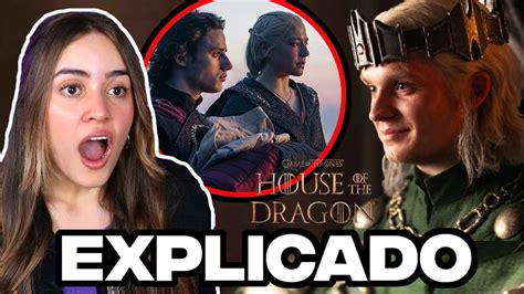 Explicado House Of The Dragon Trailer Negro Y Verde Temporada