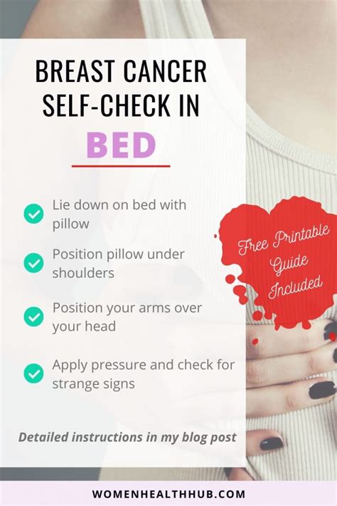 How To Do Breast Cancer Self Check At Home Free Pdf Guide