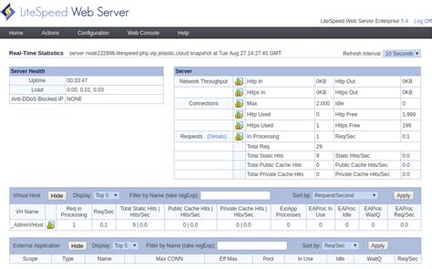 LiteSpeed Web Server For Highly Loaded PHP Applications Virtuozzo