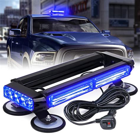 Buy XpriteBlue COB LED Strobe Rooftop Flashing Light Bar W Magnetic