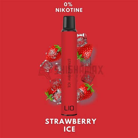 LIO NANO 0 NKTN Strawberry Ice Shop für Shisha Tabak E Shisha 6 90