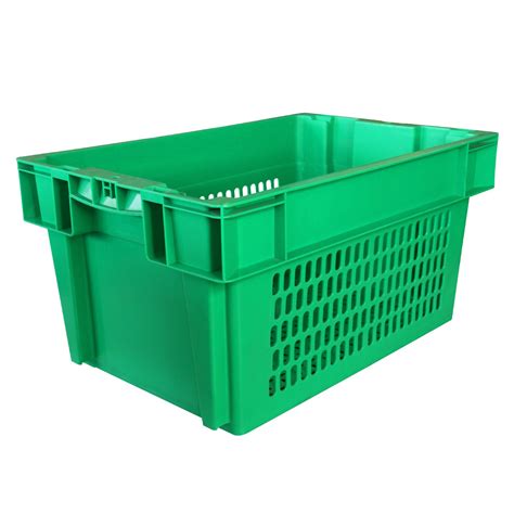 High Strength Plastic Vegetable Fruits Storage And Transport Stack And