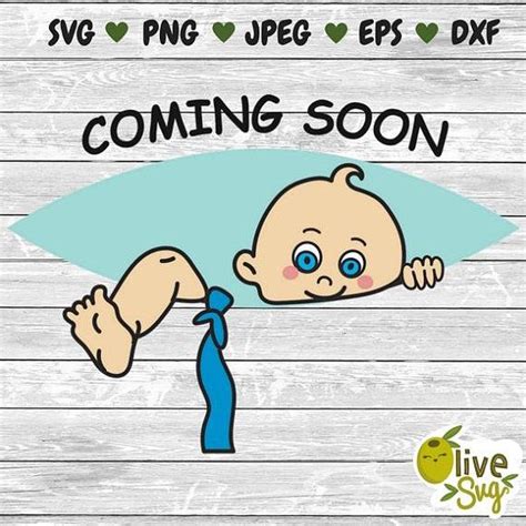 Coming Soon Baby Svg Maternity T Shirt Funny Baby Svg Baby Posters