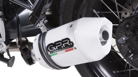 Exhaust Gpr Furore Blanc Approved Bmw R Nine T Moto Vision