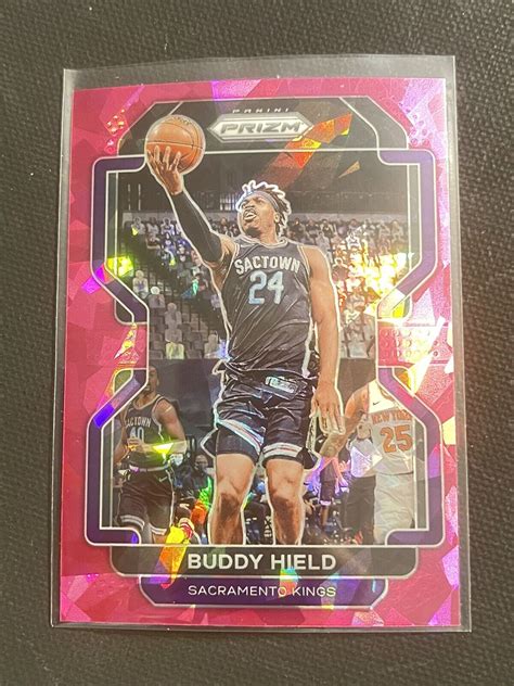 Nba Panini Prizm Pink Cracked Ice Buddy Hield Ebay