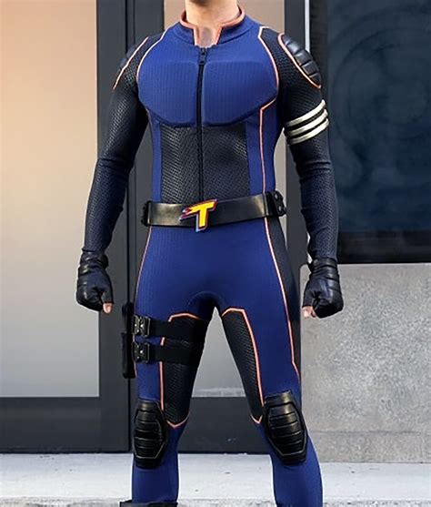 Max The Thundermans Return Jack Griffo Blue Leather Costume