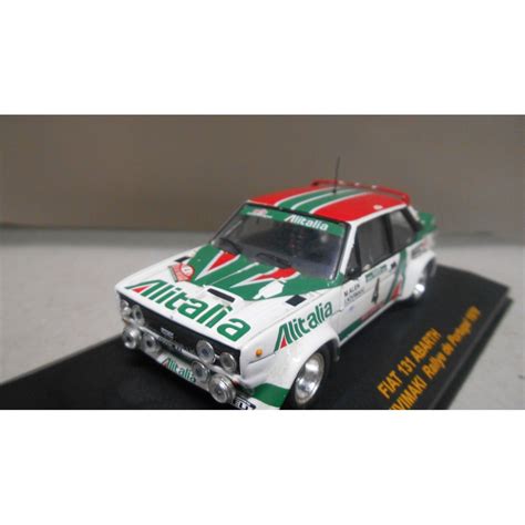 Fiat Abarth Rally Portugal M Alen Altaya Ixo Defectuoso